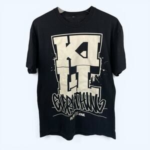 Flag Nor Fail Men's T-shirt Kill Everything Black White Graphic M/L No size tag